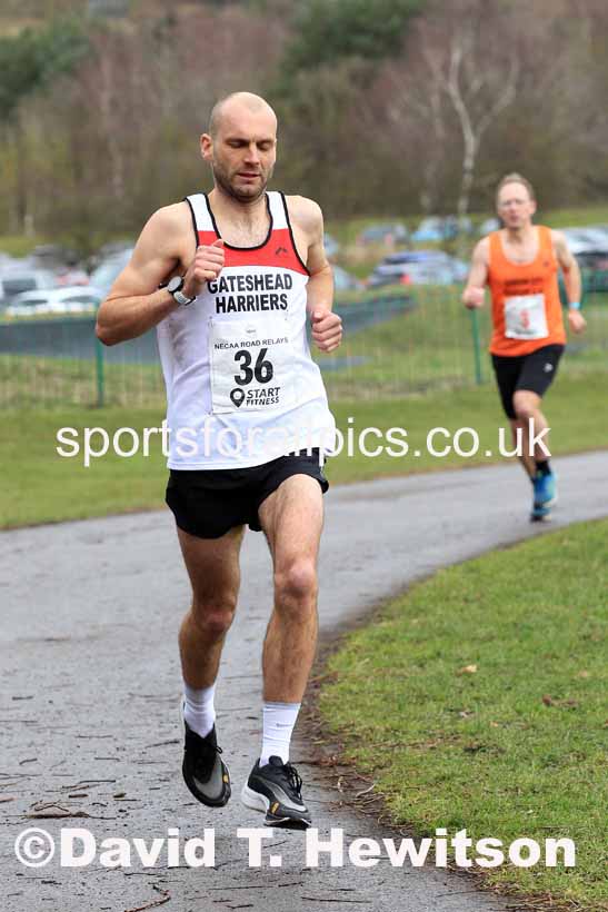 Senior Men and Veterans (Over 40s), 2023 NECAA Royal Signals Relays, Hetton le Hole, County Durham. Photo: David T. Hewitson/Sports for All Pics